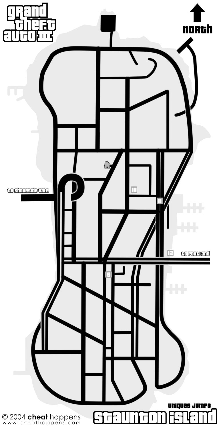 Grand Theft Auto 3 Unique Jumps Map